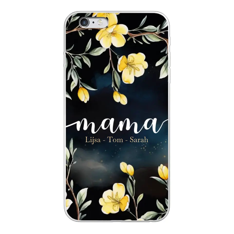 Bloemenliefde - Gepersonaliseerd telefoonhoesje