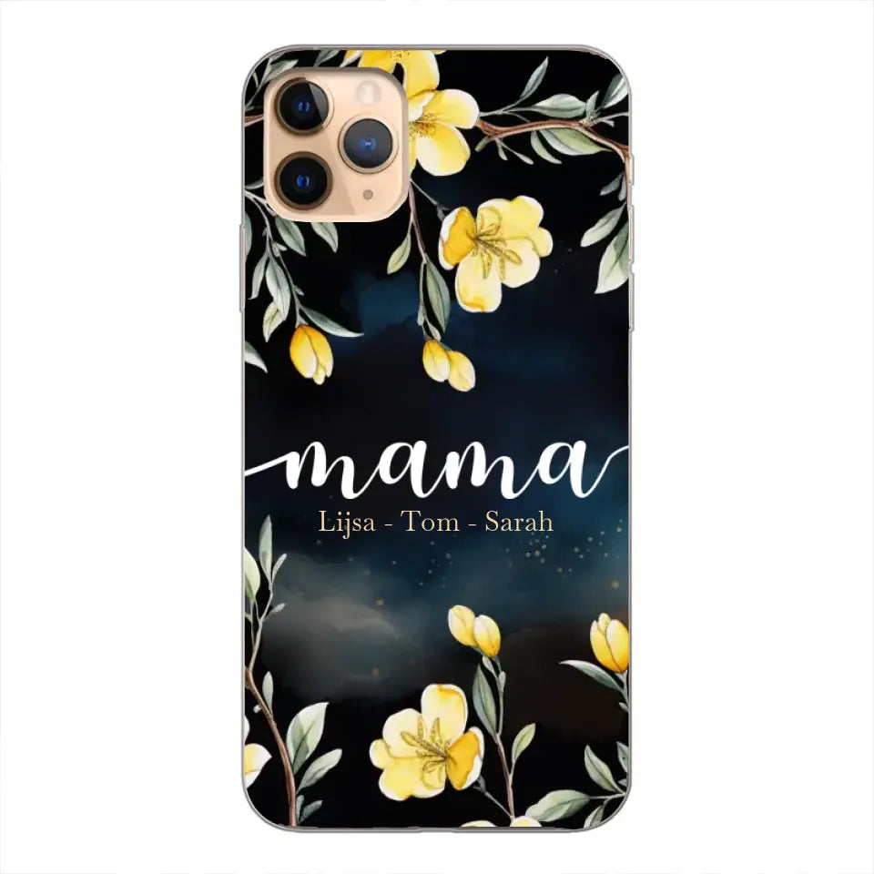 Bloemenliefde - Gepersonaliseerd telefoonhoesje