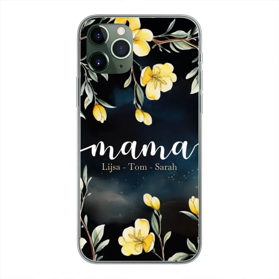 Bloemenliefde - Gepersonaliseerd telefoonhoesje