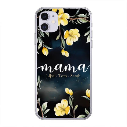 Bloemenliefde - Gepersonaliseerd telefoonhoesje