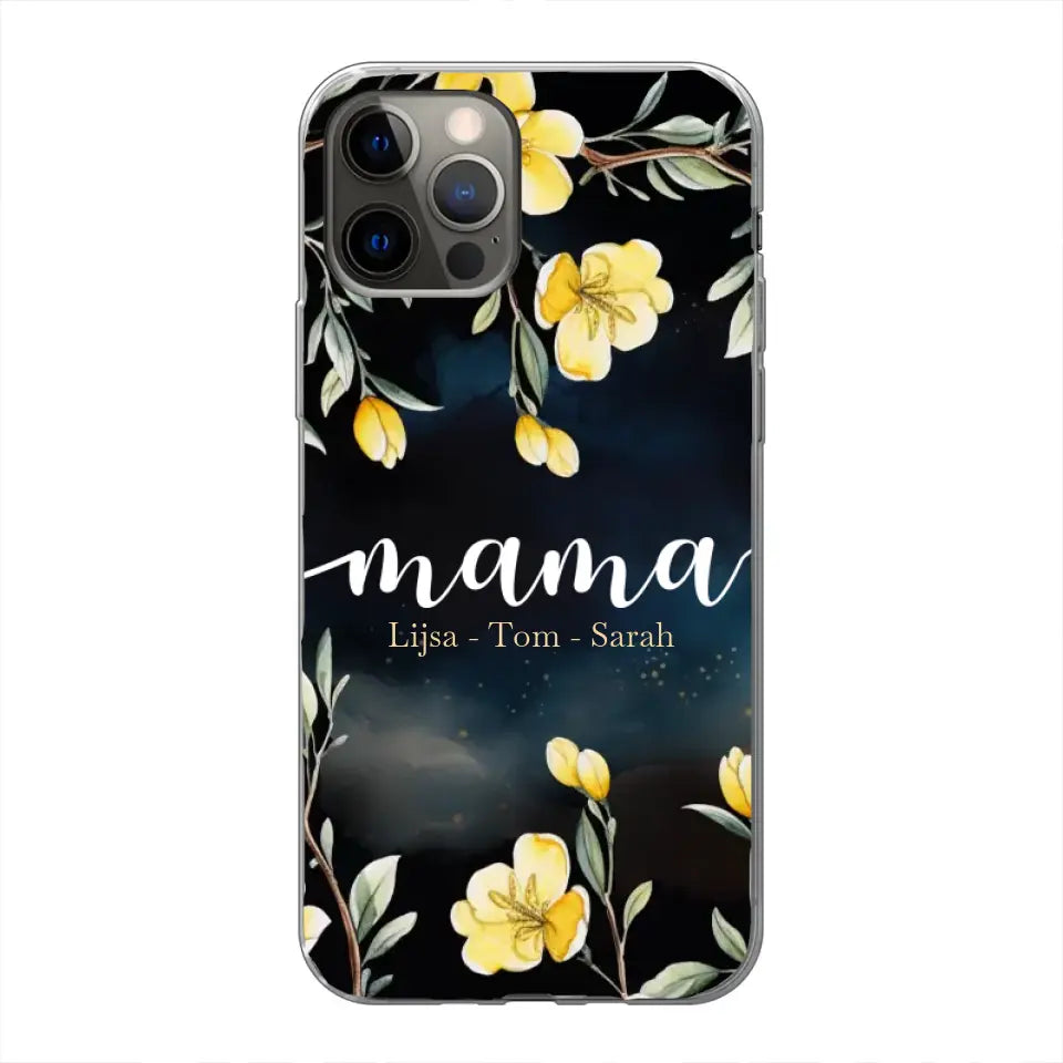 Bloemenliefde - Gepersonaliseerd telefoonhoesje