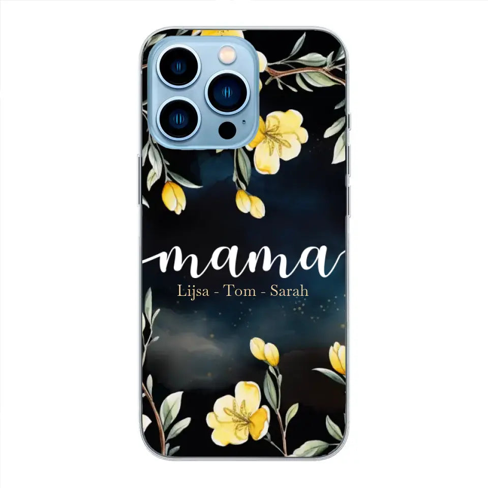 Bloemenliefde - Gepersonaliseerd telefoonhoesje