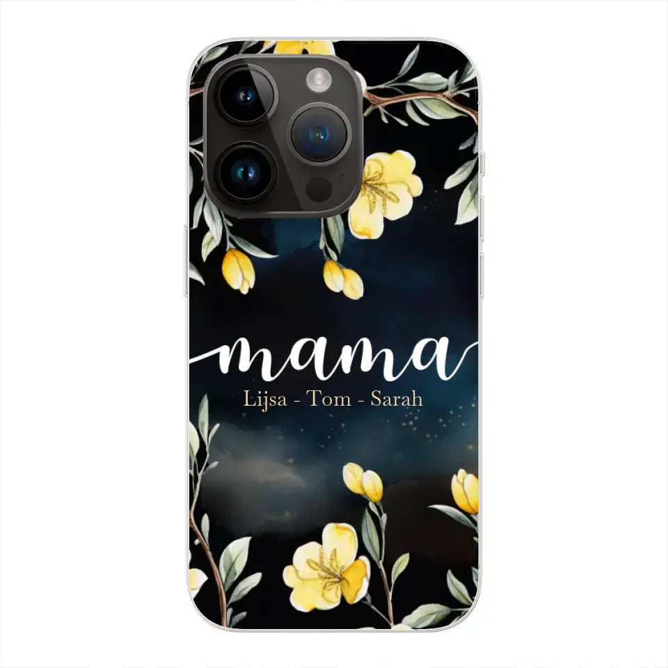 Bloemenliefde - Gepersonaliseerd telefoonhoesje