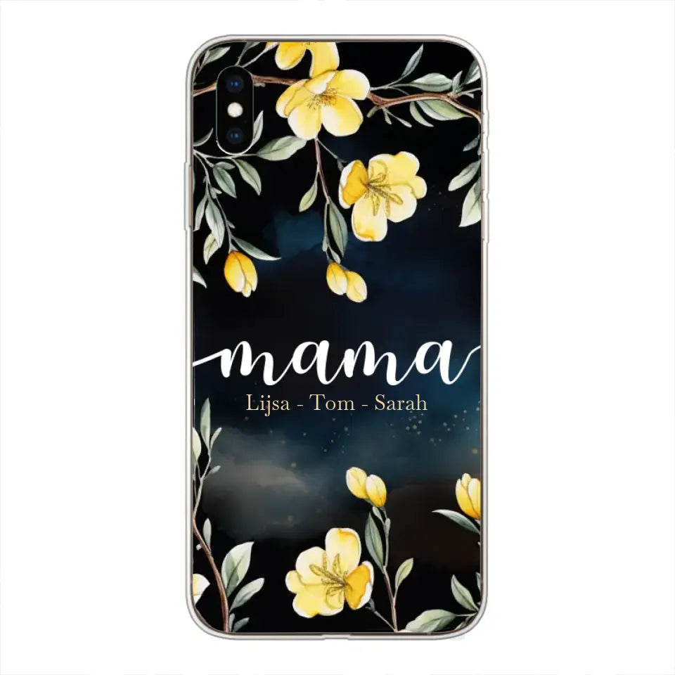 Bloemenliefde - Gepersonaliseerd telefoonhoesje
