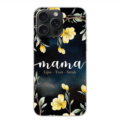 Bloemenliefde - Gepersonaliseerd telefoonhoesje
