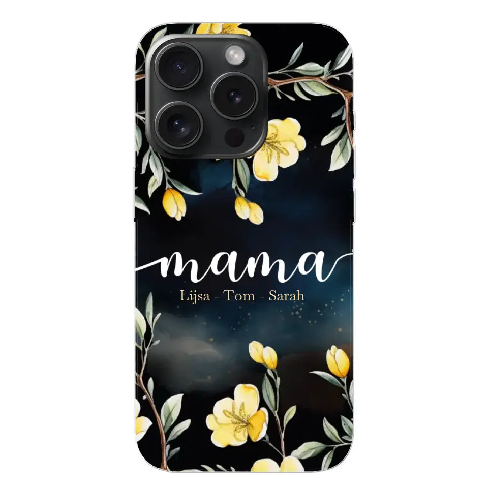 Bloemenliefde - Gepersonaliseerd telefoonhoesje