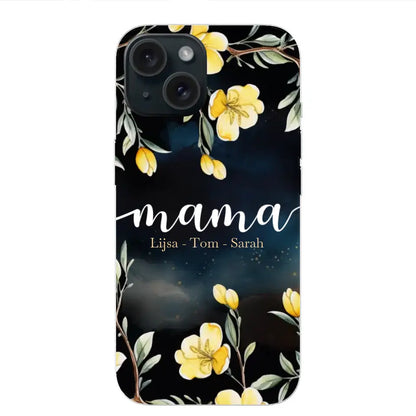 Bloemenliefde - Gepersonaliseerd telefoonhoesje