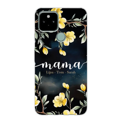 Bloemenliefde - Gepersonaliseerd telefoonhoesje