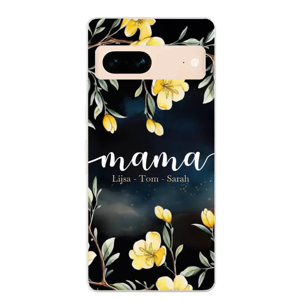 Bloemenliefde - Gepersonaliseerd telefoonhoesje