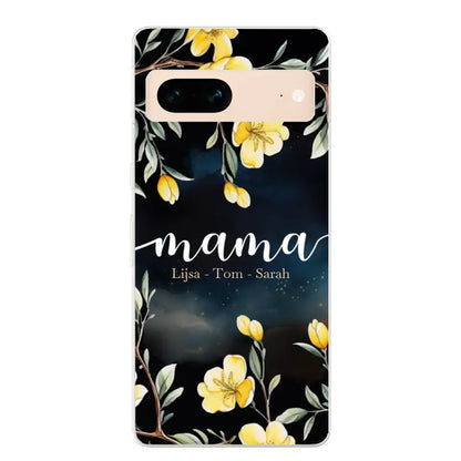 Bloemenliefde - Gepersonaliseerd telefoonhoesje