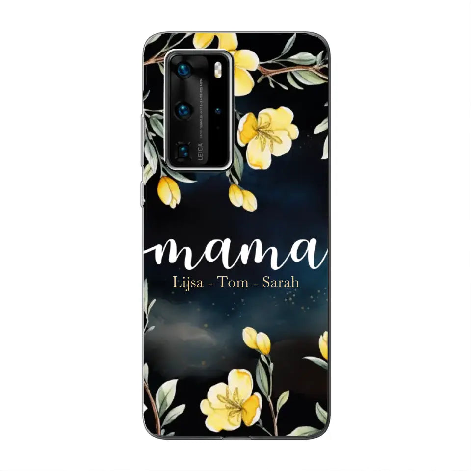 Bloemenliefde - Gepersonaliseerd telefoonhoesje