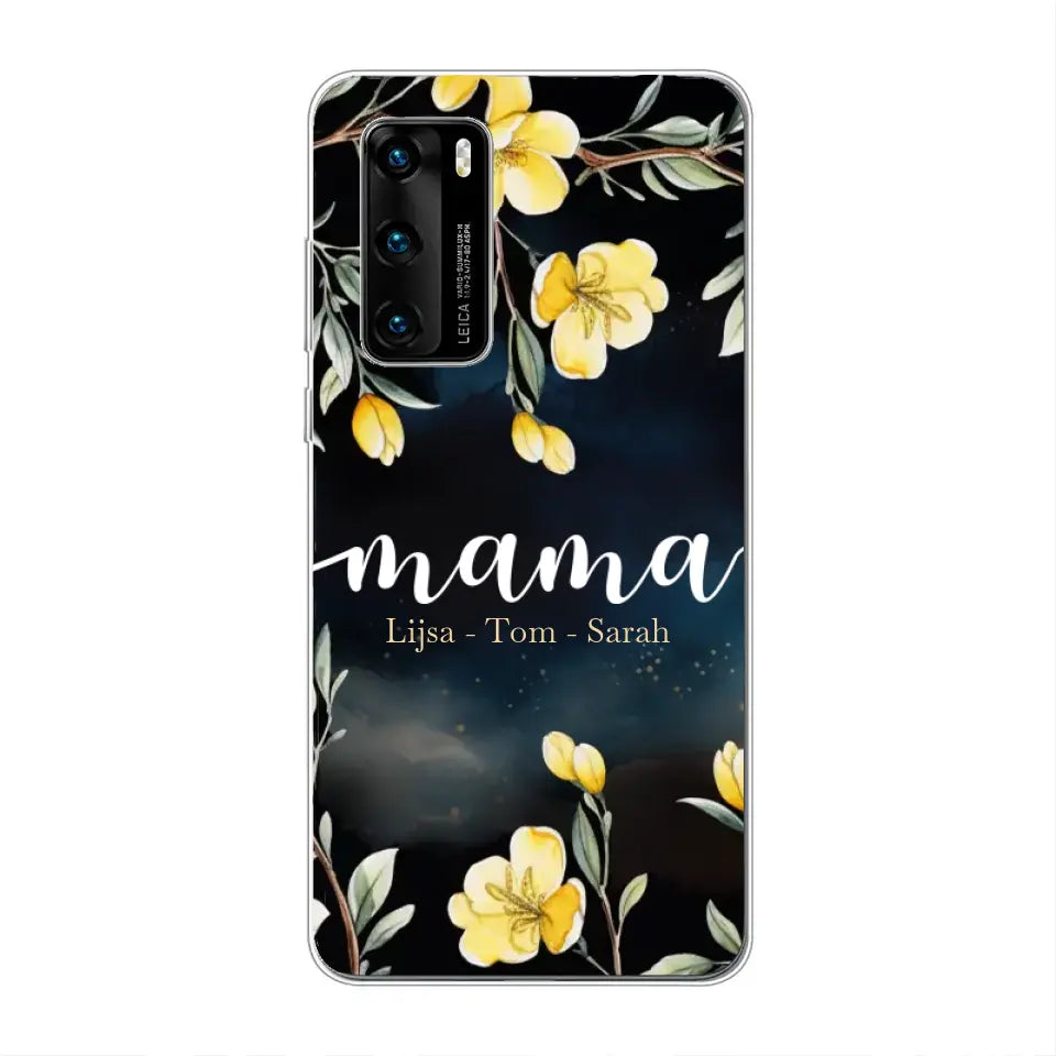 Bloemenliefde - Gepersonaliseerd telefoonhoesje