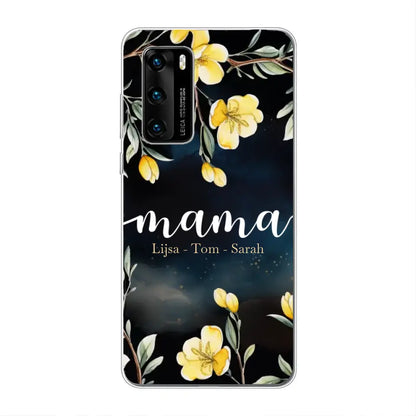 Bloemenliefde - Gepersonaliseerd telefoonhoesje