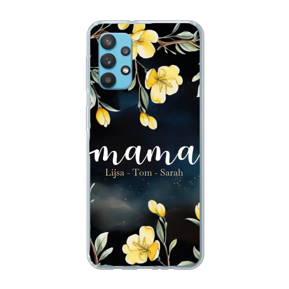 Bloemenliefde - Gepersonaliseerd telefoonhoesje