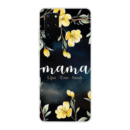 Bloemenliefde - Gepersonaliseerd telefoonhoesje