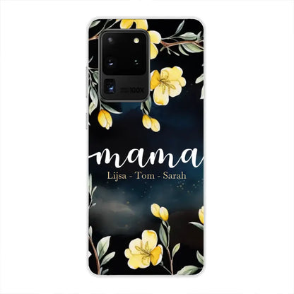 Bloemenliefde - Gepersonaliseerd telefoonhoesje