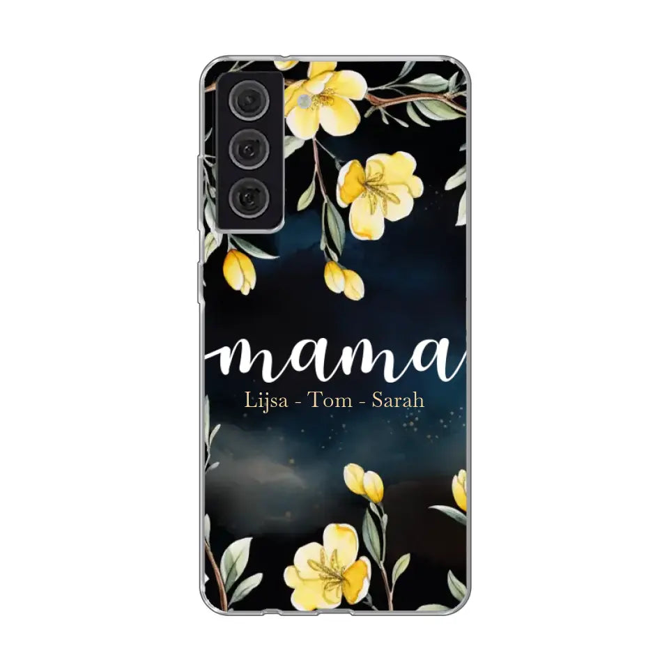 Bloemenliefde - Gepersonaliseerd telefoonhoesje