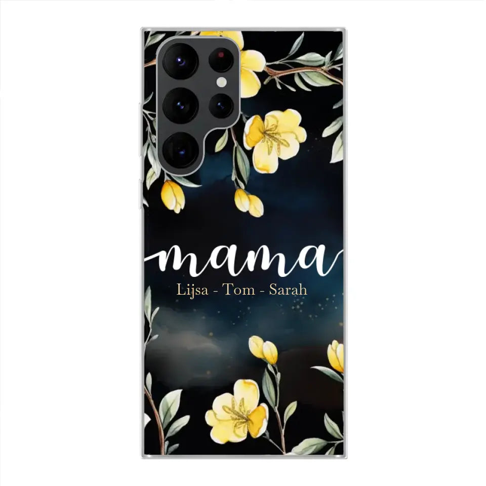 Bloemenliefde - Gepersonaliseerd telefoonhoesje