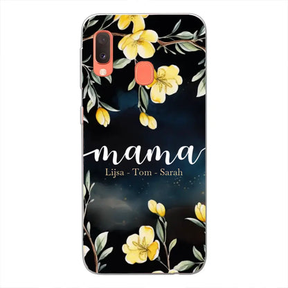 Bloemenliefde - Gepersonaliseerd telefoonhoesje