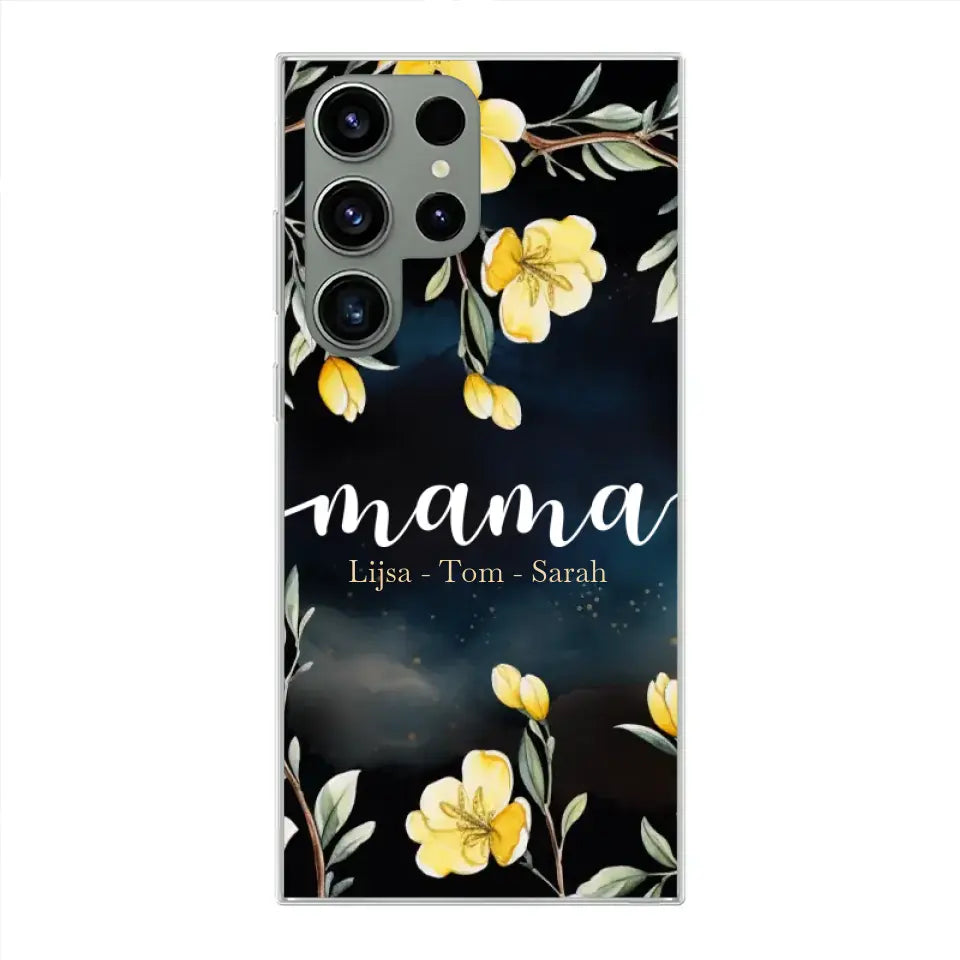 Bloemenliefde - Gepersonaliseerd telefoonhoesje