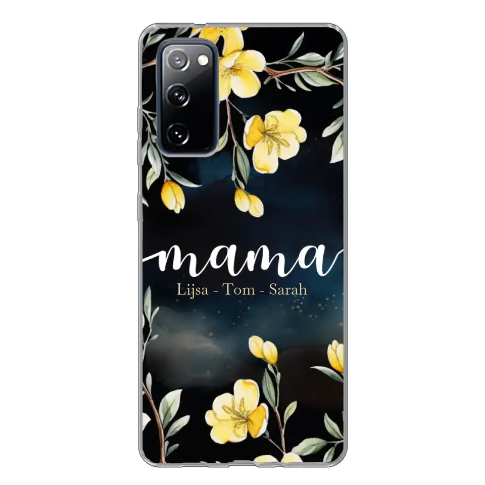 Bloemenliefde - Gepersonaliseerd telefoonhoesje