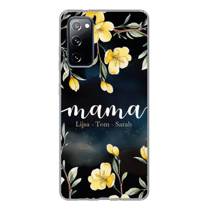 Bloemenliefde - Gepersonaliseerd telefoonhoesje