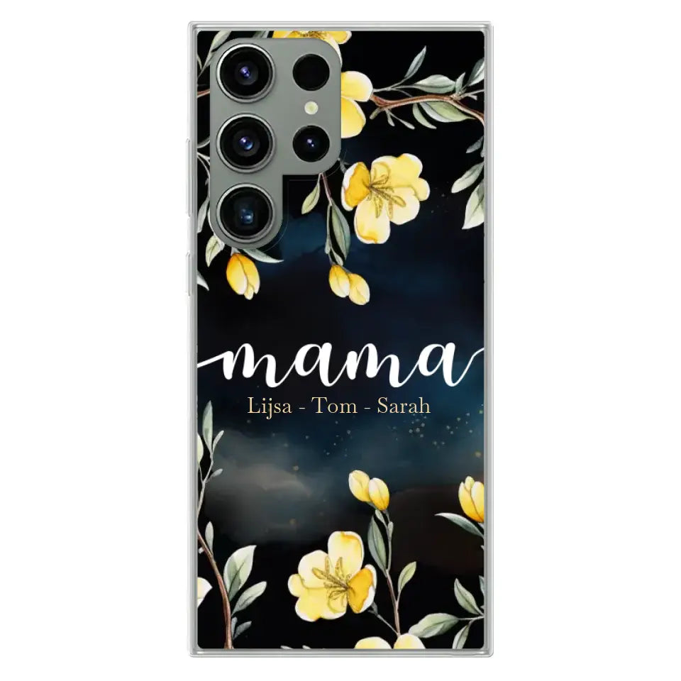 Bloemenliefde - Gepersonaliseerd telefoonhoesje