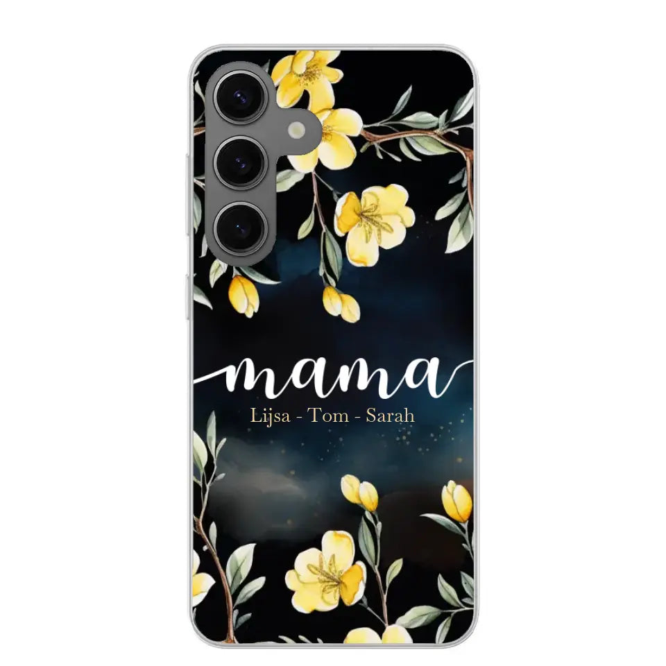Bloemenliefde - Gepersonaliseerd telefoonhoesje