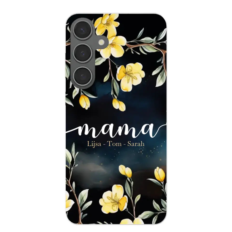 Bloemenliefde - Gepersonaliseerd telefoonhoesje