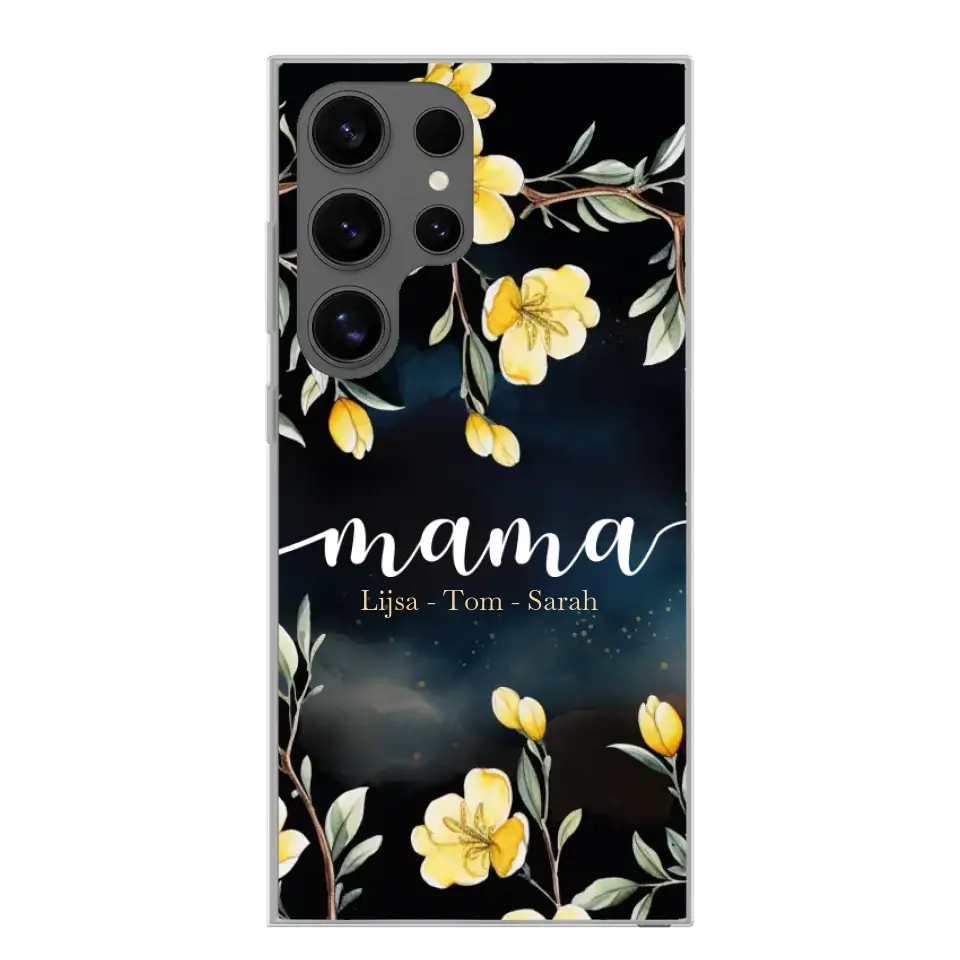 Bloemenliefde - Gepersonaliseerd telefoonhoesje