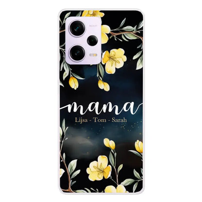 Bloemenliefde - Gepersonaliseerd telefoonhoesje