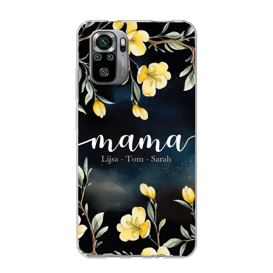 Bloemenliefde - Gepersonaliseerd telefoonhoesje