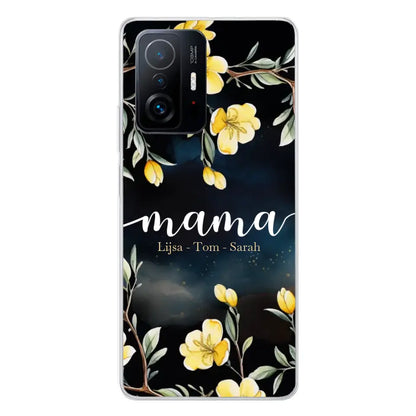 Bloemenliefde - Gepersonaliseerd telefoonhoesje