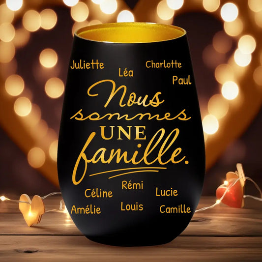 Une famille - Fotofoor gepersonaliseerd