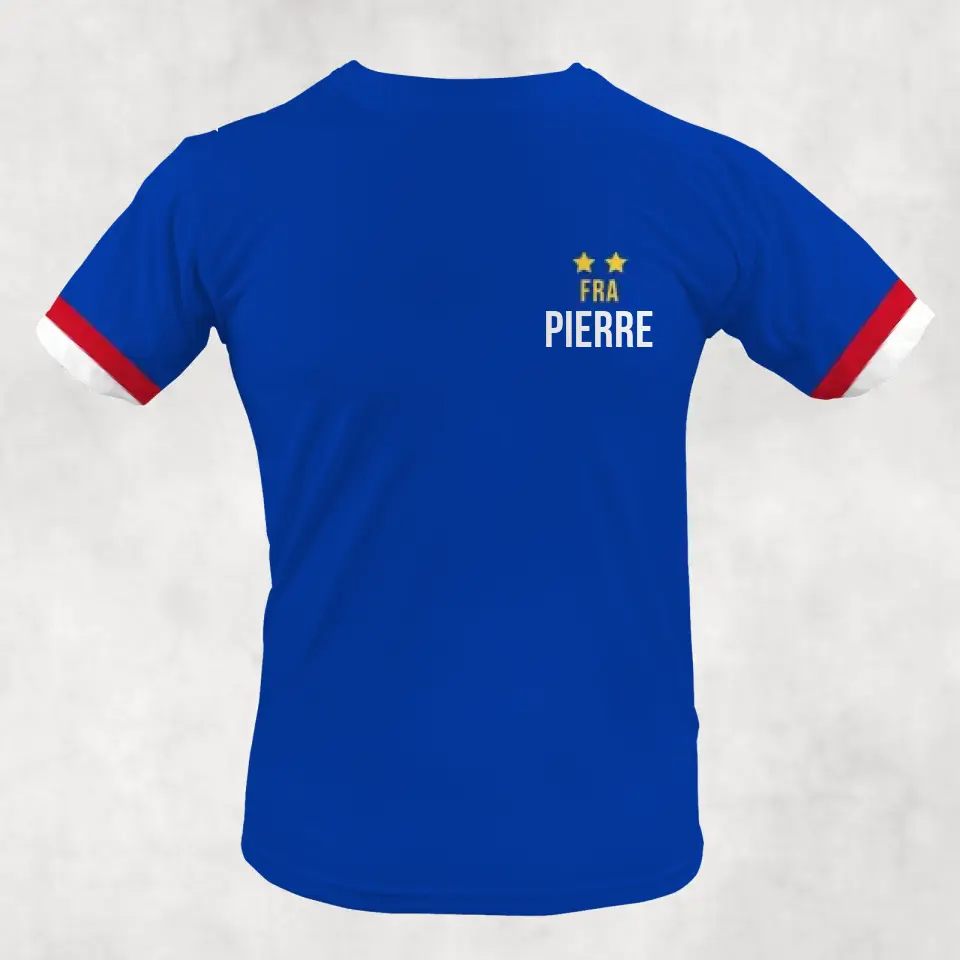 Maillot de France - T-shirt gepersonaliseerd