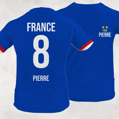 Maillot de France - T-shirt gepersonaliseerd