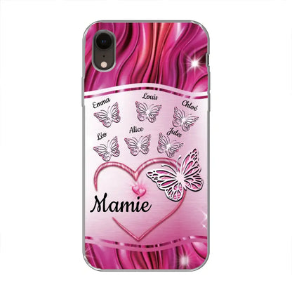 Papillons scintillants - Telefoonhoesje gepersonaliseerd