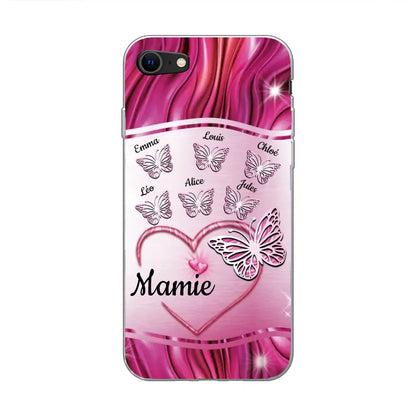 Papillons scintillants - Telefoonhoesje gepersonaliseerd