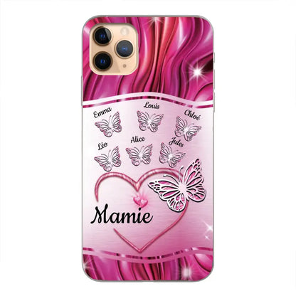 Papillons scintillants - Telefoonhoesje gepersonaliseerd
