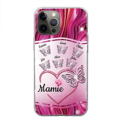 Papillons scintillants - Telefoonhoesje gepersonaliseerd