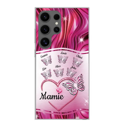 Papillons scintillants - Telefoonhoesje gepersonaliseerd