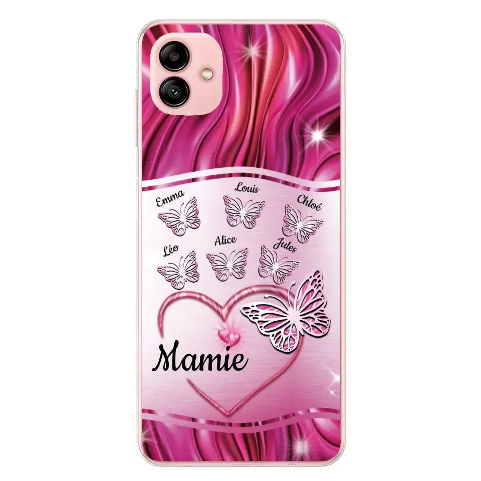 Papillons scintillants - Telefoonhoesje gepersonaliseerd