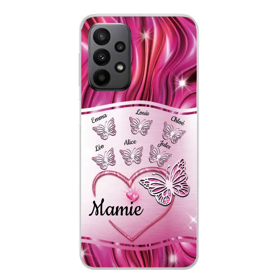Papillons scintillants - Telefoonhoesje gepersonaliseerd