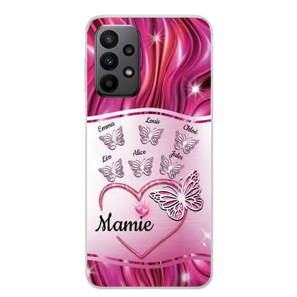Papillons scintillants - Telefoonhoesje gepersonaliseerd