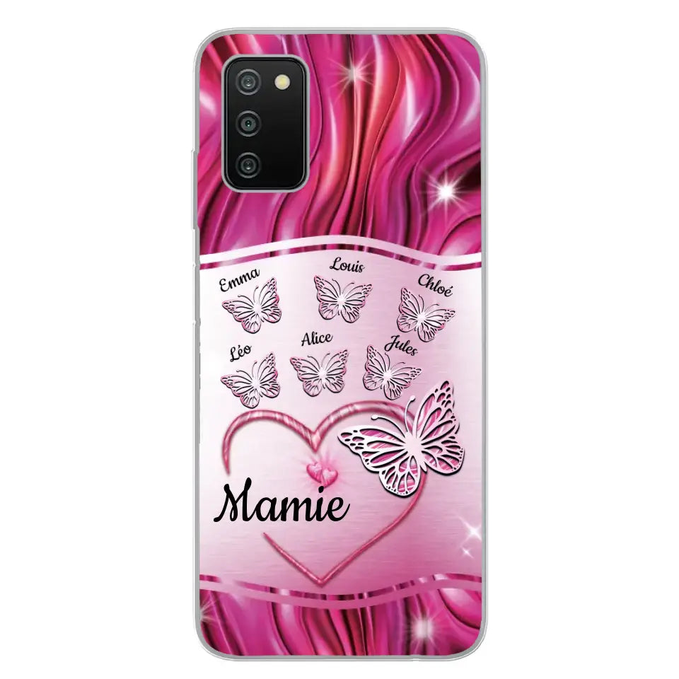 Papillons scintillants - Telefoonhoesje gepersonaliseerd