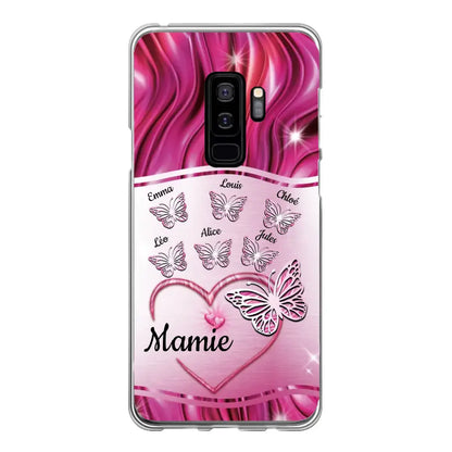 Papillons scintillants - Telefoonhoesje gepersonaliseerd