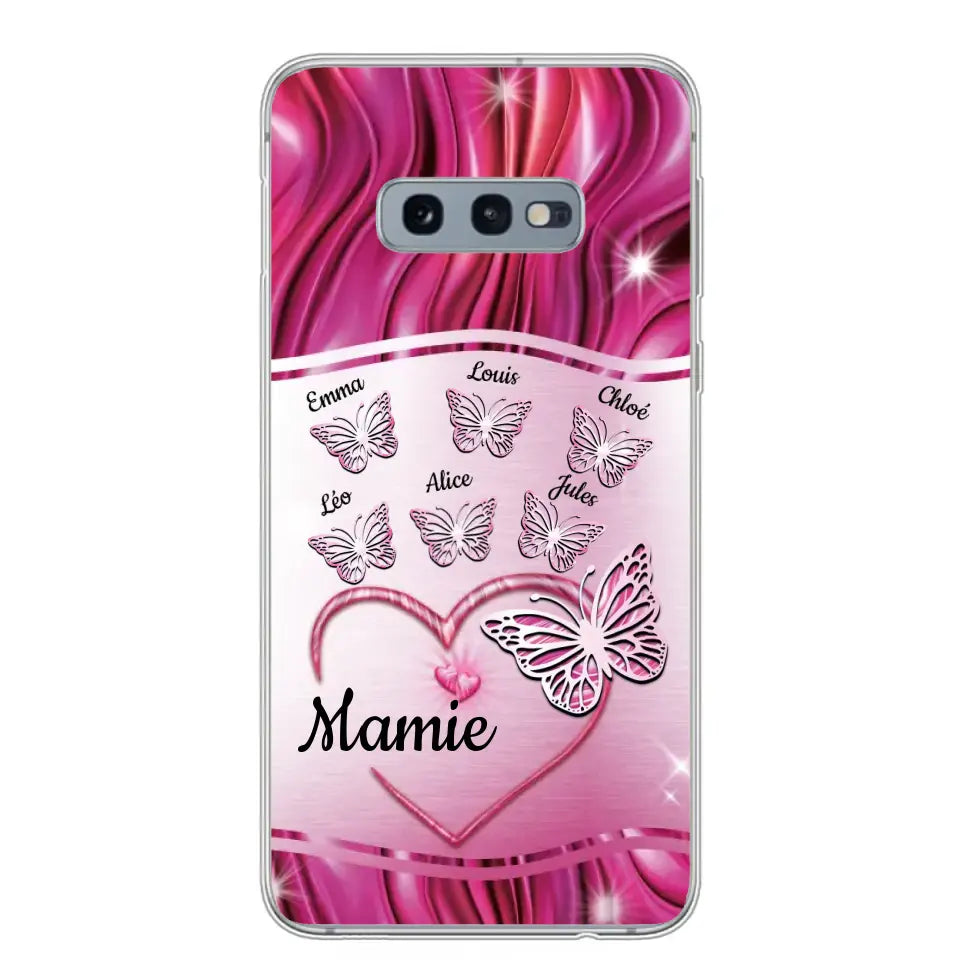 Papillons scintillants - Telefoonhoesje gepersonaliseerd