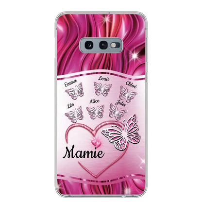 Papillons scintillants - Telefoonhoesje gepersonaliseerd