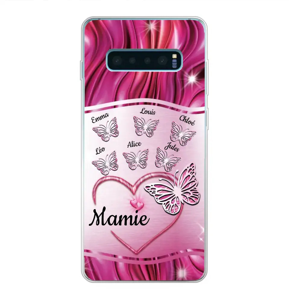 Papillons scintillants - Telefoonhoesje gepersonaliseerd
