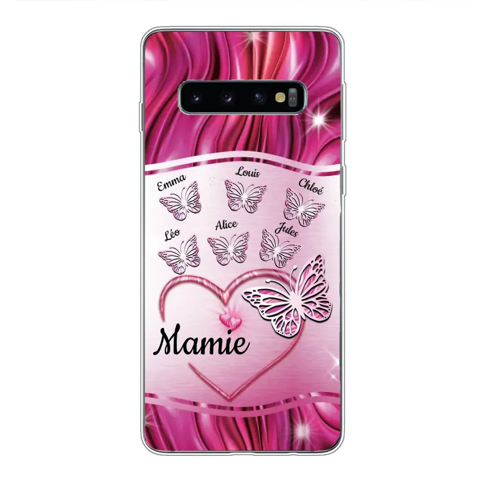 Papillons scintillants - Telefoonhoesje gepersonaliseerd